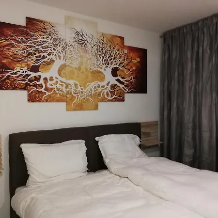 River Side Near Frankfurt-air Condition-private Parking Apartment *